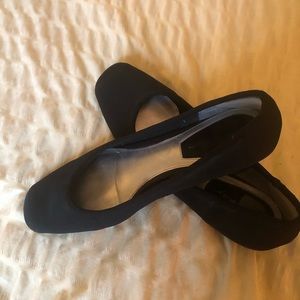 Bandolino black dress flats - sateen fabric